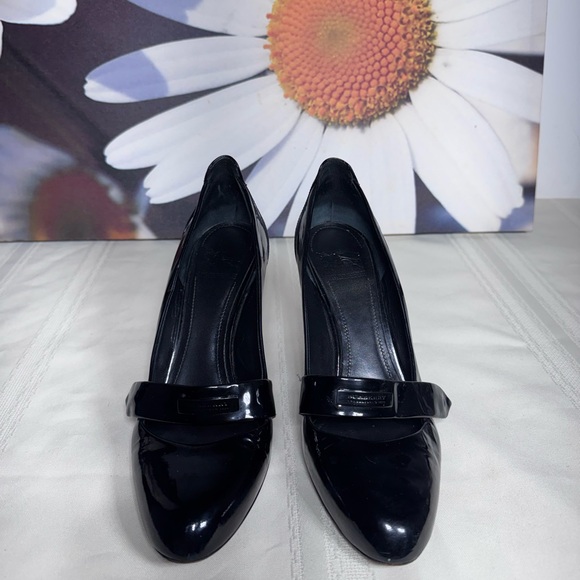 Burberry Shoes - Burberry Black Patent Mary Jane Heel Size 39